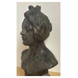 O - Nymphea Bust Sculpture by Julien Causse