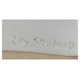 LL - Royal Dux Elly Stroback Bust - Art Deco Porcelain Figure