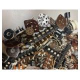 RR - Vintage Vacuum Tube Socket Assortment - Ceramic & Phenolic Sockets, Mounting Hardware and More