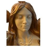 FR - Art Nouveau Bust Lamps - Wall Sconces
