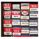 RR - Vacuum Tubes Collection - Assorted Electron Tubes by RCA, Sylvania, Raytheon and More