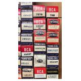 RR - Vacuum Tubes Collection - Assorted Electron Tubes by RCA, Sylvania, Raytheon and More