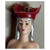 O - Vintage Mermaid Fishing Lure / Vintage Happy Hooker Mermaid Fishing Lure