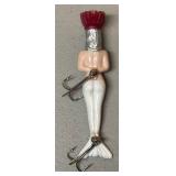 O - Vintage Mermaid Fishing Lure / Vintage Happy Hooker Mermaid Fishing Lure