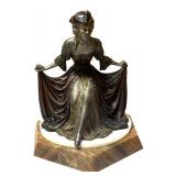 RR - Le Menuet - Art Nouveau Sculpture by Leo Laporte-Blairsy