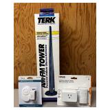 RR - New TERK AM/FM Tower Indoor Antenna and Patriot Lighting Remote 363-5808 - Woods 59742WD