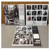 RR - New Tushita Calendars - Dancing Cinema 2011, Lovestories 2011, National Portrait Gallery 2017 (Lot of 3)