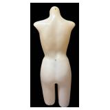 RR - Mannequin Torso - 36-Inch Tall Cream Plastic Female Form
