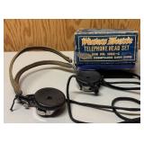 LLR - Vintage Western Electric No. 1002-C Telephone Headset - 2,200 Ohms