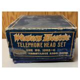 LLR - Vintage Western Electric No. 1002-C Telephone Headset - 2,200 Ohms