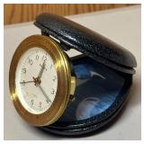 O - Vintage Semca Travel Alarm Clock with World Time Ring - Bezel, Germany