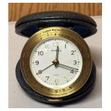 O - Vintage Semca Travel Alarm Clock with World Time Ring - Bezel, Germany