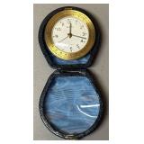 O - Vintage Semca Travel Alarm Clock with World Time Ring - Bezel, Germany