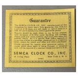 O - Vintage Semca Travel Alarm Clock with World Time Ring - Bezel, Germany