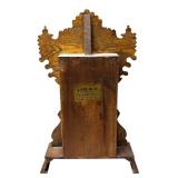 LLR - Wm. L. Gilbert Lake No. 6 Ornate Oak Mantel Clock