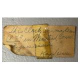 LLR - Wm. L. Gilbert Lake No. 6 Ornate Oak Mantel Clock