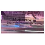 RR - Hypersonic AM/FM Neon Cassette Radio Model: 8802C