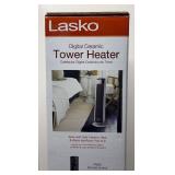 New Lasko Digital Ceramic Tower Heater - 1500W, Remote, 8-Hour Timer