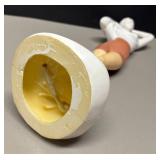 O - Vintage Resin Art Deco Female Figural Decor