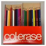 RR - Colored Pencils and Paint Set - Colerase, MultiPastel, Walnut Hollow Oil Pencils, Watercolors