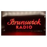 RR - Vintage Brunswick Radio Neon Advertising Sign