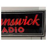 RR - Vintage Brunswick Radio Neon Advertising Sign