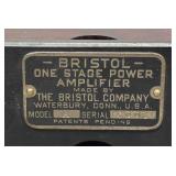 RR - Bristol Model A One-Stage Power Amplifier - Serial 5063