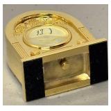 RR - Linden Gold-Tone Miniature Clock