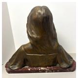 O - Art Nouveau Bust by Affortuanato Gory