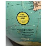 RR - Vintage George F. Cram Co. 9-Inch Terrestrial Globe