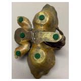 O - Vintage Art Nouveau Figural Inkstand