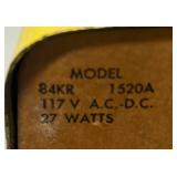 RR - Airline Vintage Tube Radio Model: 84KR