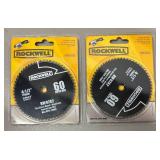 O - New Rockwell RK3441K 4-1/2 in Compact Circular Saw with Blades