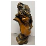 O - Art Nouveau Boston Bust Sculpture