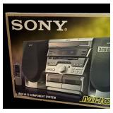 O - Sony Mini Hi-Fi Component System 60W 3CD Changer Model: MHC-RXD2