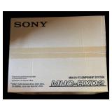 O - Sony Mini Hi-Fi Component System 60W 3CD Changer Model: MHC-RXD2