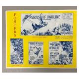 FR - Paramount The Perils of Pauline Press Book - Vintage Technicolor