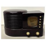 RR - Zenith Beehive Bakelite Art Deco Tube Radio Model: SR312