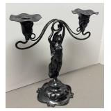 O - Vintage Art Nouveau Figural Candelabra