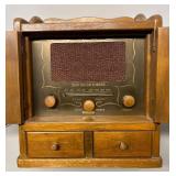 O - Vintage Spice Chest Radio by Guild Model: 484