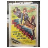 FR - Vintage Columbia Pictures Renegades Movie Poster Unframed Print on Linen
