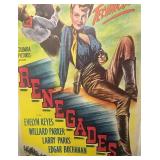 FR - Vintage Columbia Pictures Renegades Movie Poster Unframed Print on Linen