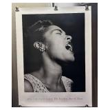FR - Billie Holiday Print - The Golden Age of Jazz Unframed Print
