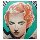 FR - Fox Film Den Mystiska Blondinen Unframed Linen Print