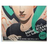 FR - Fox Film Den Mystiska Blondinen Unframed Linen Print