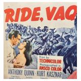 FR - Ride, Vaquero! Unframed Movie Poster - Technicolor Print