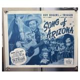 FR - Roy Rogers Song of Arizona Unframed Print