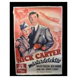 RR - Nick Carter Mästerdetektiv Vintage Unframed Linen Print