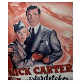 RR - Nick Carter Mästerdetektiv Vintage Unframed Linen Print