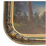 FR - Lake Louise Print by William M. Thompson in Art Deco Frame